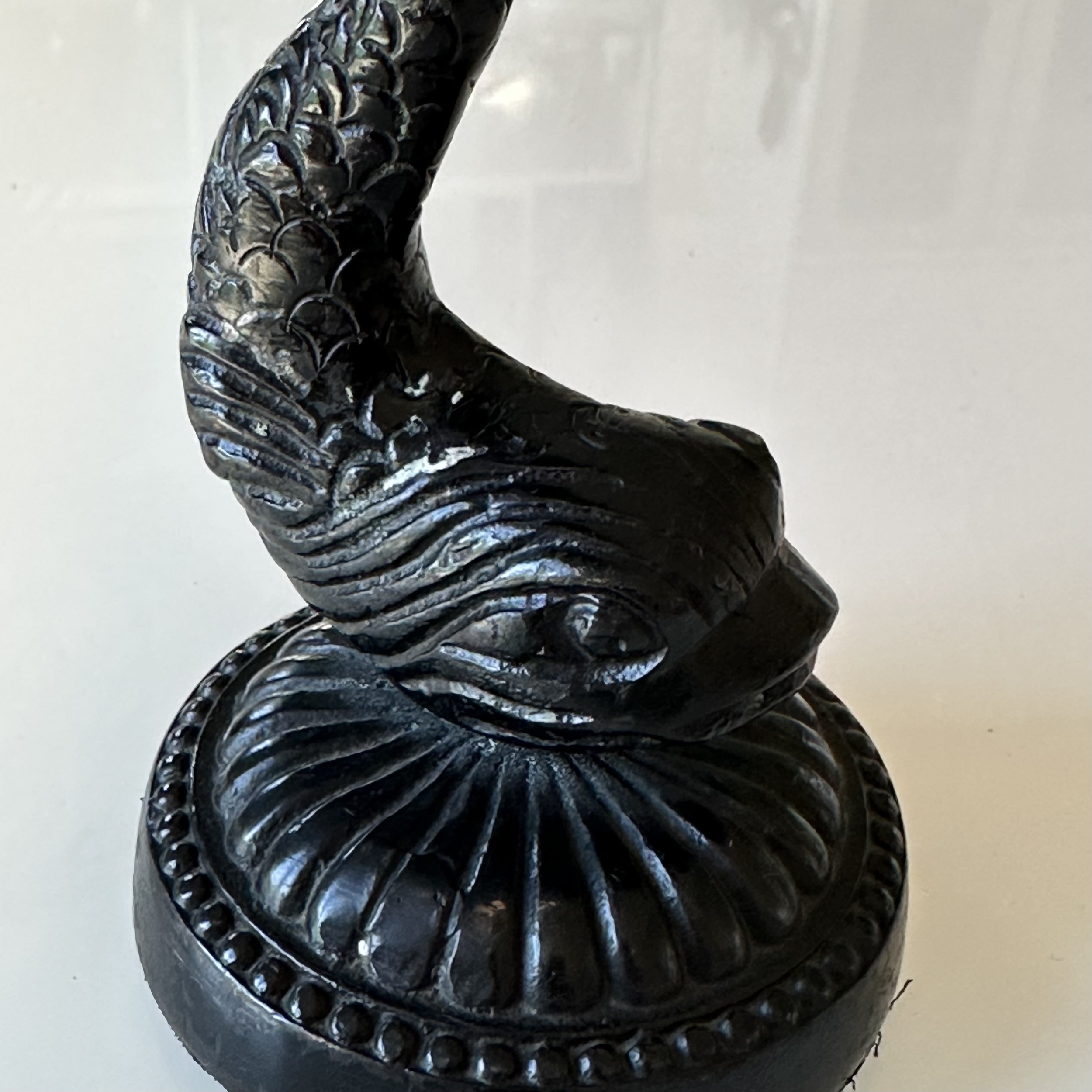 Bougeoir Carpe Koi. Bro1Deco4. La Route des Rois. Brocante