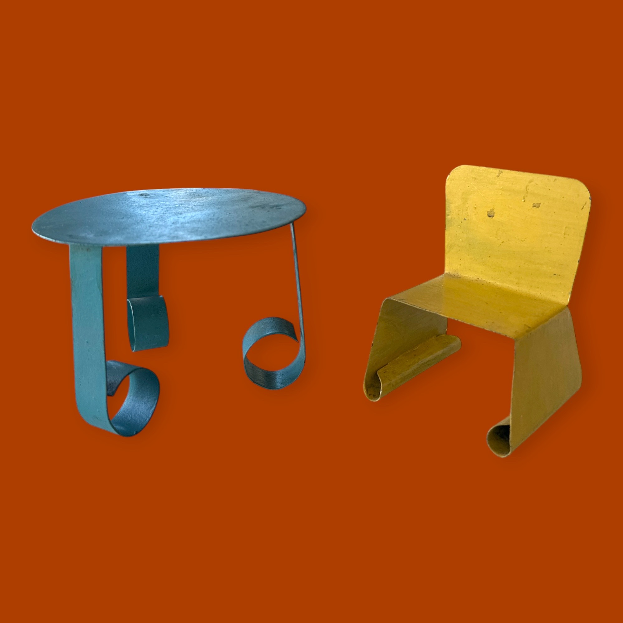 Set de Mobilier en Métal (13x9cm)