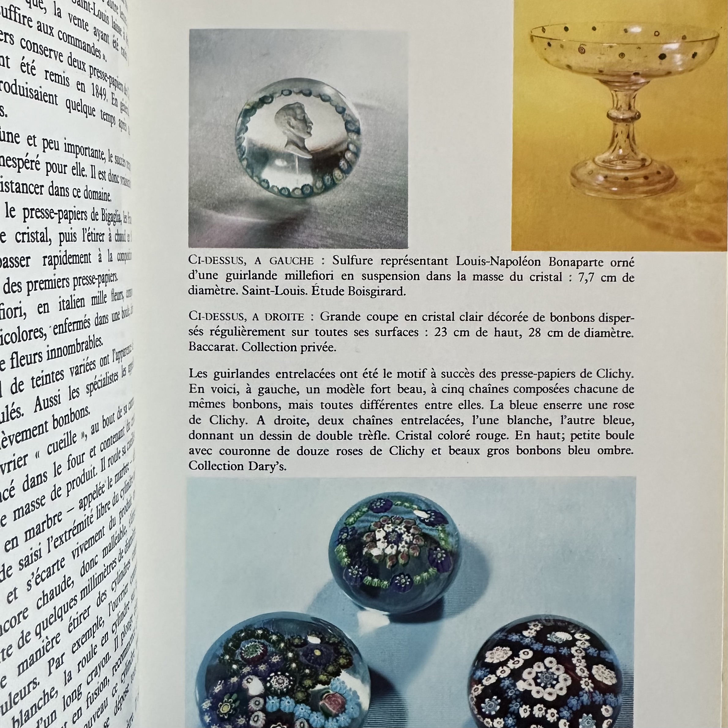 MANNONI EDITH : Sulfures Boules Presse-Papiers. LIBrdrU452. La Route des Rois. Librairie. Art. Artisanat