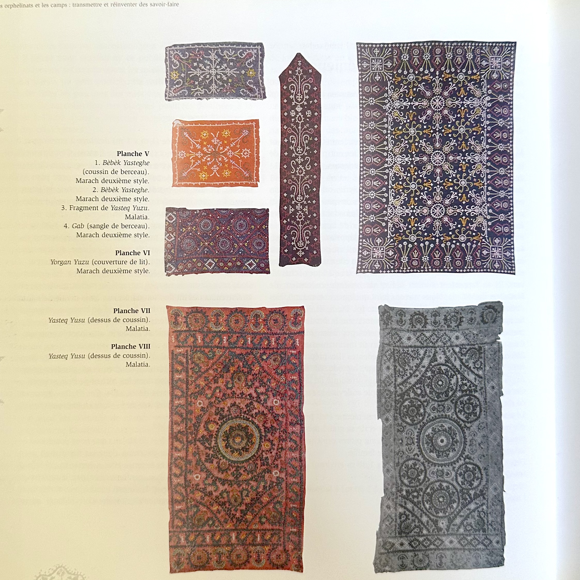 COLLECTIF : Trames dArménie - Tapis et Broderies sur les Chemins de Lexil 1900-1940. LIBrdrU464. La Route des Rois. Librairie. Marseille