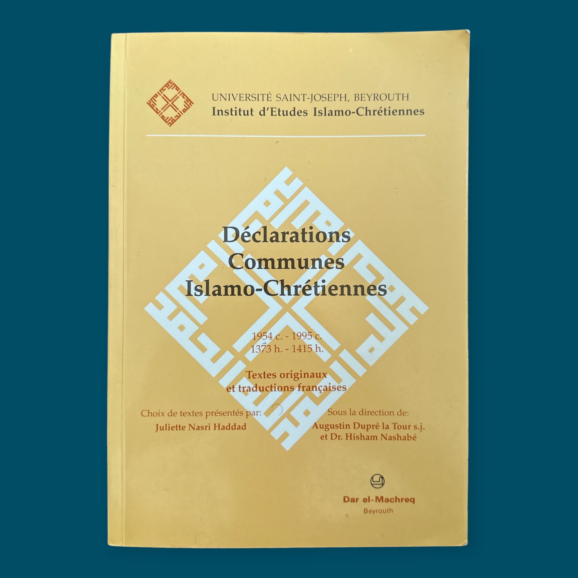 Déclarations Communes Islamo-Chretiennes (170x240mm)