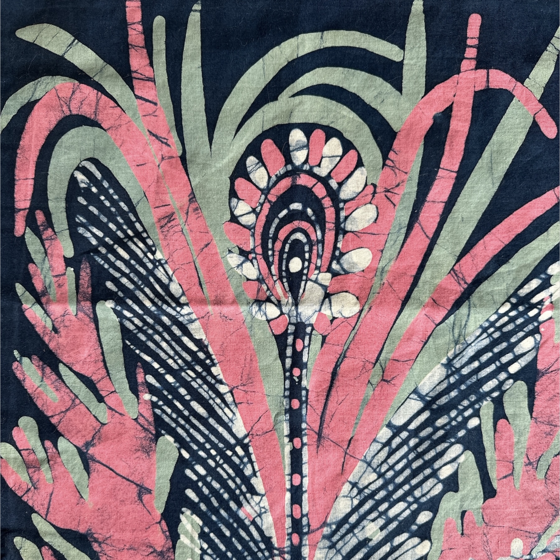 Housse de coussin Batik Agave : Le Batik Égyptien. TexHcBaAga. La Route des Rois. Lifestyle. Textile