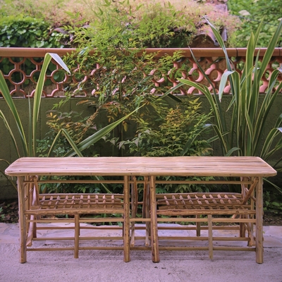 Mobilier en palme de dattier. Banc Salam. MobSB. La Route des Rois. Lifestyle. Mobilier artisanal