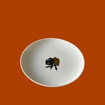 Assiette porcelaine russe 1961. BroAssPR5. La Route des Rois. Brocante