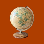 Globe Terrestre. BroGlo1. La Route des Rois. Brocante