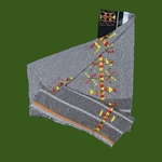 Voile Shali brodé. TexSh6. La Route des Rois. Lifestyle. Textile