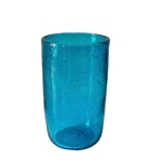 Verre Prométhée Turquoise Egypte. VerPr1. La Route des Rois. Lifestyle. Verre soufflé Egypte