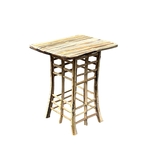 Meuble Artisanal en Bois de Palmier Dattier-Table dAppoint Dora-Egypte. MobDT. La Route des Rois. Lifestyle. Mobilier artisanal