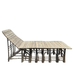 Meuble Artisanal en Bois de Palmier Dattier-Chaise Longue Paloma-Egypte. MobPCl. La Route des Rois. Lifestyle. Mobilier artisanal