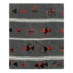 Voile Shali brodé. TexSh2. La Route des Rois. Lifestyle. Textile