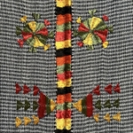 Voile Shali brodé. TexSh3. La Route des Rois. Lifestyle. Textile