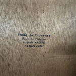 Tableau Paysage Provençal Auguste Valère. BroTabAV2. La Route des Rois. Brocante