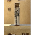 Vase / Sculpture Céramique Ecole du Fayoum. Signé par lartiste. CerVasF1. La Route des Rois. Lifestyle. Céramique du Fayoum