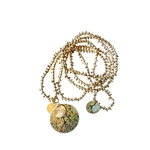 Collier Oneïssa Carmin et Antique Gold. XXX6. La Route des Rois. Lifestyle. Bijoux