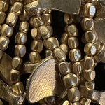 Collier Zaoura Carmin et Antique Gold. BijA15. La Route des Rois. Lifestyle. Bijoux