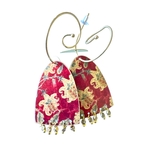 Boucles doreilles Tamah Carmin et Antique Gold. BijA4. La Route des Rois. Lifestyle. Bijoux