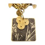 Collier Zaoura Noir et Cendre. BijA16. La Route des Rois. Lifestyle. Bijoux