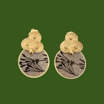 Boucles doreilles Zihla Noires et Cendres. BijA3. La Route des Rois. Lifestyle. Bijoux