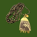 Collier Jasmine Noires et Cendres. BijA13. La Route des Rois. Lifestyle. Bijoux