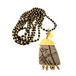 Collier Jasmine Noires et Cendres. BijA13. La Route des Rois. Lifestyle. Bijoux
