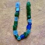 Collier Décoratif Pâte de Verre. VerCol7 La Route des Rois. Lifestyle. Pâte de Verre Décorative