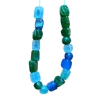 Collier Décoratif Pâte de Verre. VerCol7 La Route des Rois. Lifestyle. Pâte de Verre Décorative