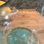 Carafe Zhar Bleue menthe Egypte. La Route des Rois. Lifestyle. Verre soufflé Egypte