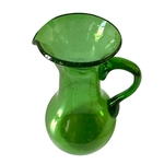 Carafe Wafra verte Egypte. La Route des Rois. Lifestyle. Verre soufflé Egypte