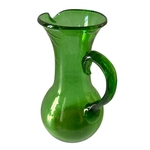 Carafe Wafra verte Egypte. La Route des Rois. Lifestyle. Verre soufflé Egypte