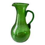 Carafe Wafra verte Egypte. La Route des Rois. Lifestyle. Verre soufflé Egypte