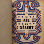 Du PUIGAUDEAU O. : Le sel du désert. La Route des Rois. Librairie. Marseille