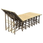 Meuble Artisanal en Bois de Palmier Dattier-Chaise Longue New Paloma-Egypte. MobNPCl. La Route des Rois. Lifestyle. Mobilier artisanal