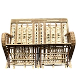 Meuble Artisanal en Bois de Palmier Dattier-banquette Thiqa-Egypte. La Route des Rois. Lifestyle. Mobilier artisanal