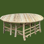 Meuble Artisanal en Bois de Palmier Dattier-Table basse Nadim-Egypte. La Route des Rois. Lifestyle. Mobilier artisanal