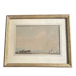 Aquarelle par Jules Jamin vers 1855. BroAqJJ2. La Route des Rois. Brocante