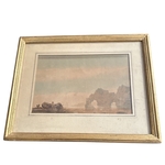 Aquarelle par Jules Jamin vers 1855. BroAqJJ1. La Route des Rois. BrocantePhotoroom_20250512_141055