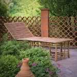 Meuble Artisanal en Bois de Palmier Dattier-Chaise Longue New Paloma-Egypte. MobNPCl. La Route des Rois. Lifestyle. Mobilier artisanal