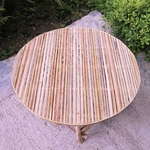 Meuble Artisanal en Bois de Palmier Dattier-Table basse Nadim-Egypte. MobPTN. La Route des Rois. Lifestyle. Mobilier artisanal