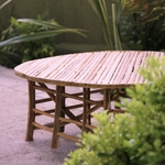 Meuble Artisanal en Bois de Palmier Dattier-Table basse Nadim-Egypte. MobPTN. La Route des Rois. Lifestyle. Mobilier artisanal