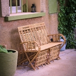 Meuble Artisanal en Bois de Palmier Dattier-banquette Thiqa-Egypte. MobPBT. La Route des Rois. Lifestyle. Mobilier artisanal