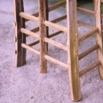 Meuble Artisanal en Bois de Palmier Dattier-Table dAppoint Dora-Egypte. MobDT. La Route des Rois. Lifestyle. Mobilier artisanal