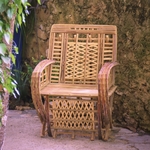 Meuble Artisanal en Bois de Palmier Dattier-Fauteuil Arioso-Egypte-MobAriF. La Route des Rois. Lifestyle. Mobilier artisanal