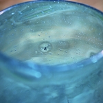 Verre Palantir turquoise Egypte. VerPa3. La Route des Rois. Lifestyle. Verre soufflé Egypte 