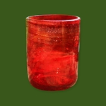 Verre Palantir rouge Egypte. VerPa8. La Route des Rois. Lifestyle. Verre soufflé Egypte