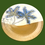 Grand Plat Céramique Ecole du Fayoum. CerPLatF14. La Route des Rois. Lifestyle. Céramique