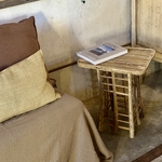 Meuble Artisanal en Bois de Palmier Dattier-Table d'Appoint Dora-Egypte. MobDT. La Route des Rois. Lifestyle. Mobilier artisanal