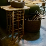 Meuble Artisanal en Bois de Palmier Dattier-Table dAppoint Dora-Egypte. MobDT. La Route des Rois. Lifestyle. Mobilier artisanal
