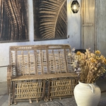 Meuble Artisanal en Bois de Palmier Dattier-banquette Thiqa-Egypte. MobPBT. La Route des Rois. Lifestyle. Mobilier artisanal