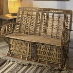 Meuble Artisanal en Bois de Palmier Dattier-banquette Thiqa-Egypte. MobPBT. La Route des Rois. Lifestyle. Mobilier artisanal