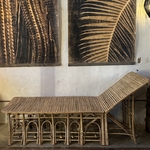 Meuble Artisanal en Bois de Palmier Dattier-Chaise Longue Paloma-Egypte. MobPCl. La Route des Rois. Lifestyle. Mobilier artisanal